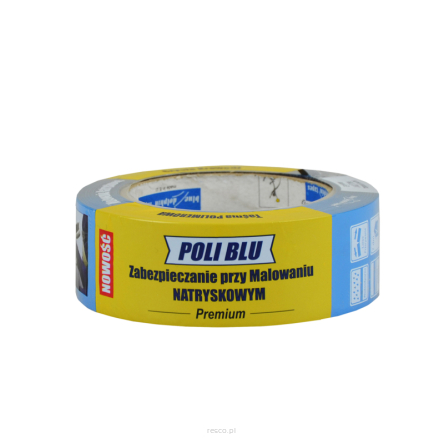Taśma polimerowa niebieska 38mm/33m POLI BLU wodoodporna